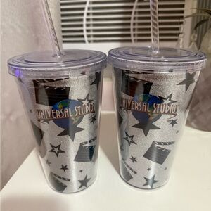 Universal Studios Silver Tumbler Set
